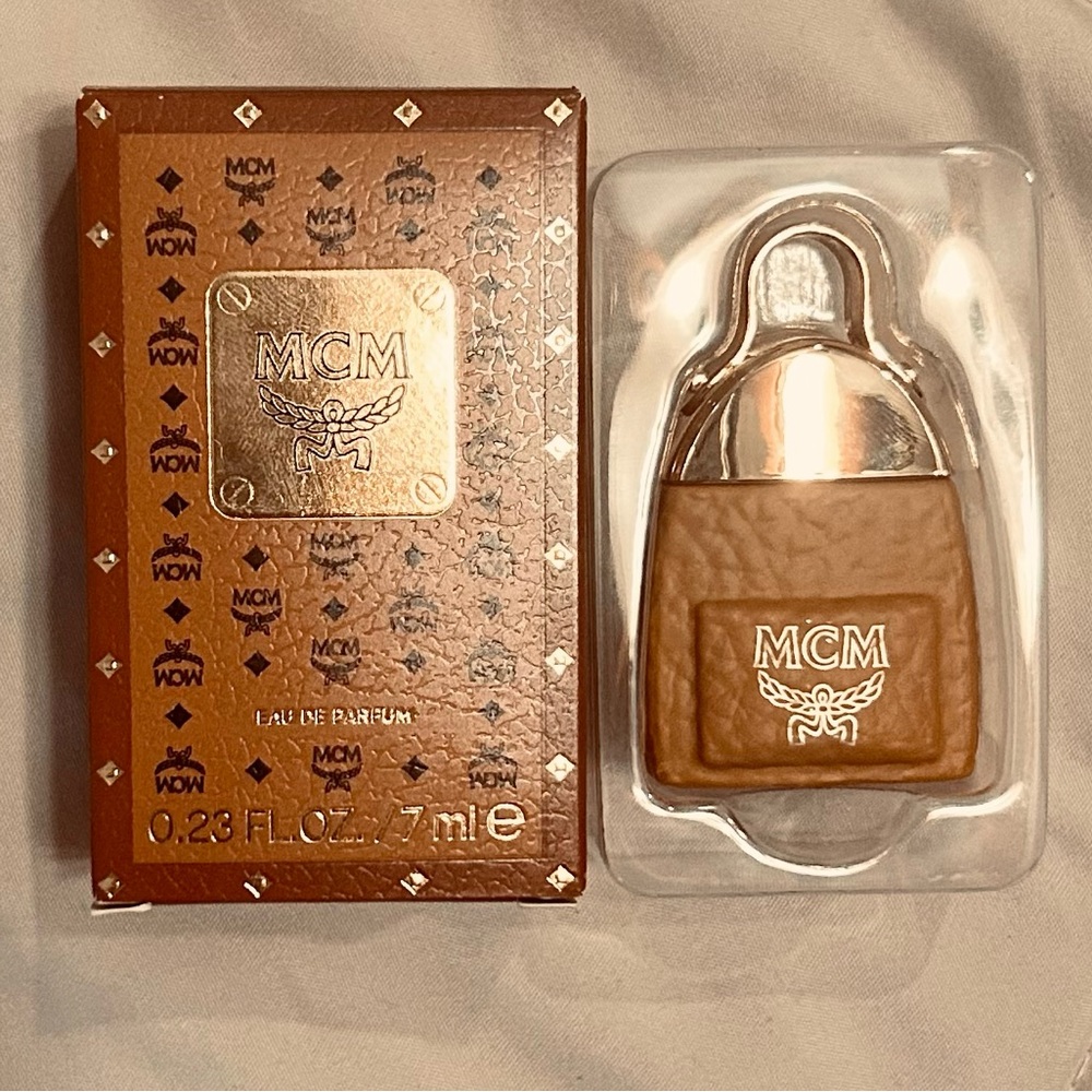 MCM backpack 7ml EDP -  w bagcharm! - Picture 2 of 4